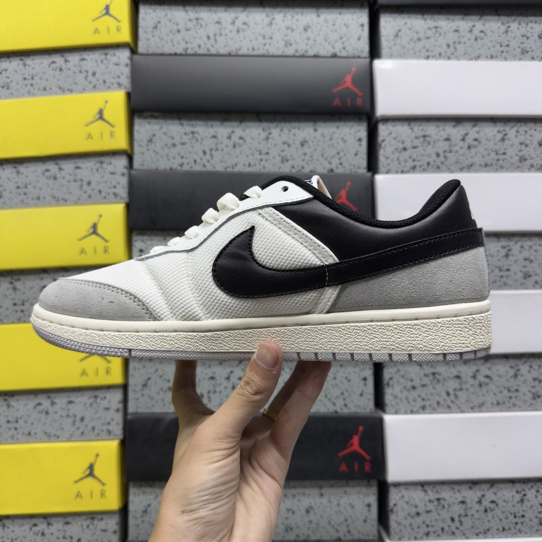 Air Jordan 1 Low OG White Black Grey