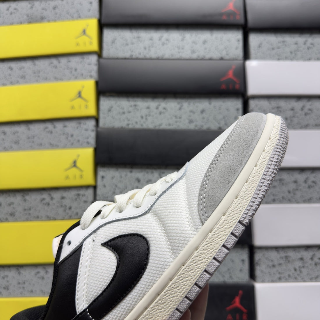 Air Jordan 1 Low OG White Black Grey