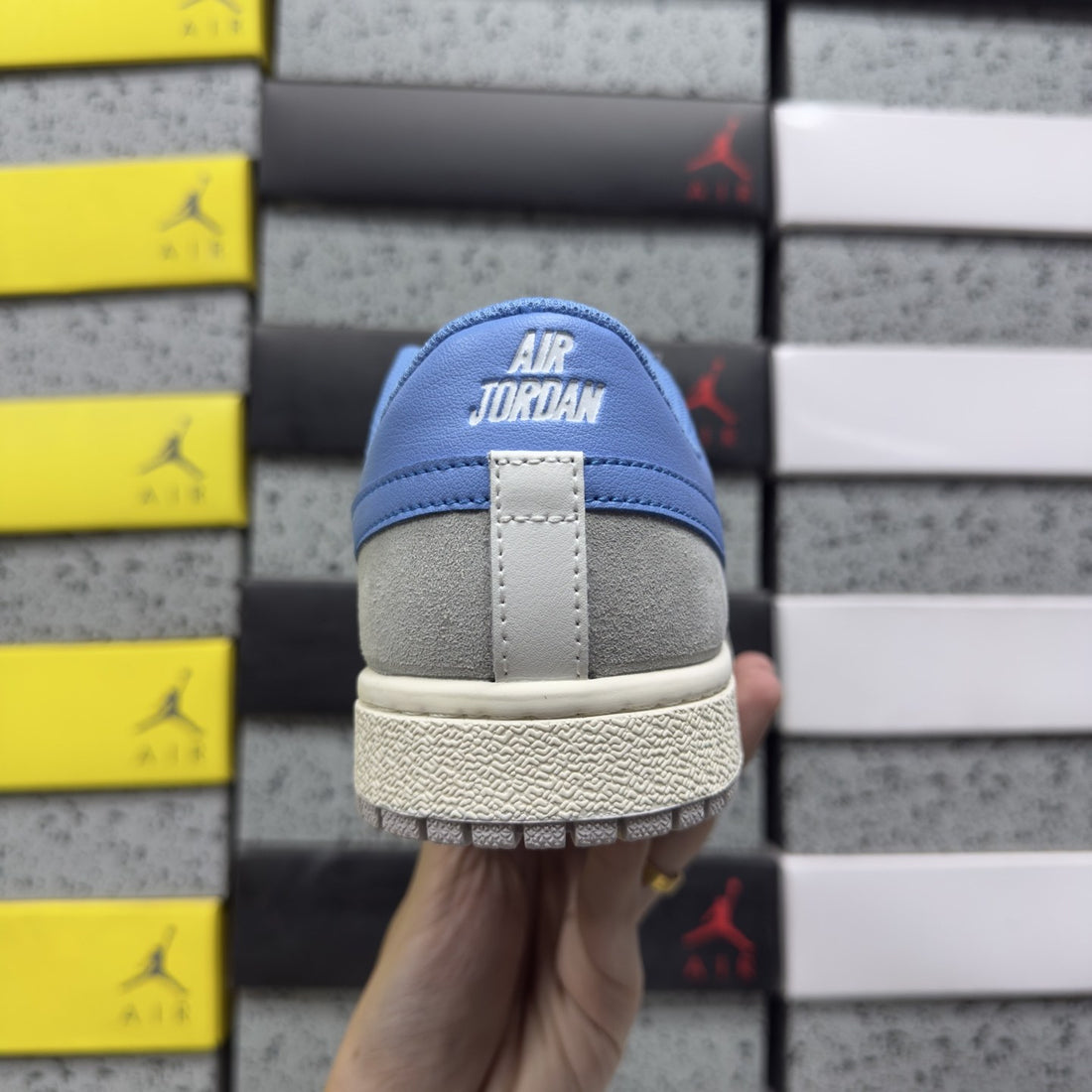 Air Jordan 1 Low OG White Blue Grey