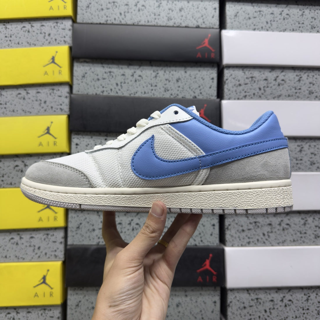 Air Jordan 1 Low OG White Blue Grey