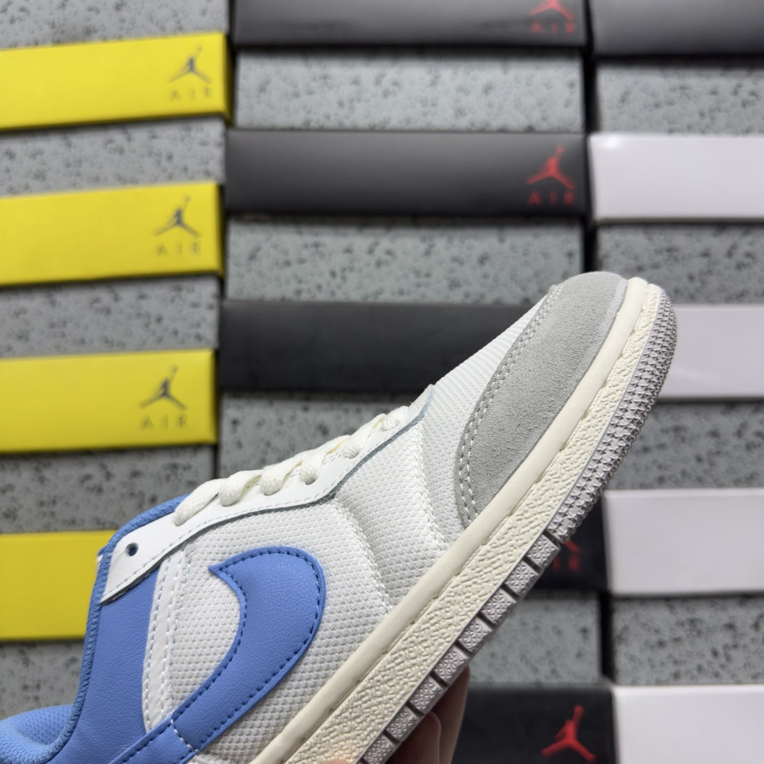 Air Jordan 1 Low OG White Blue Grey