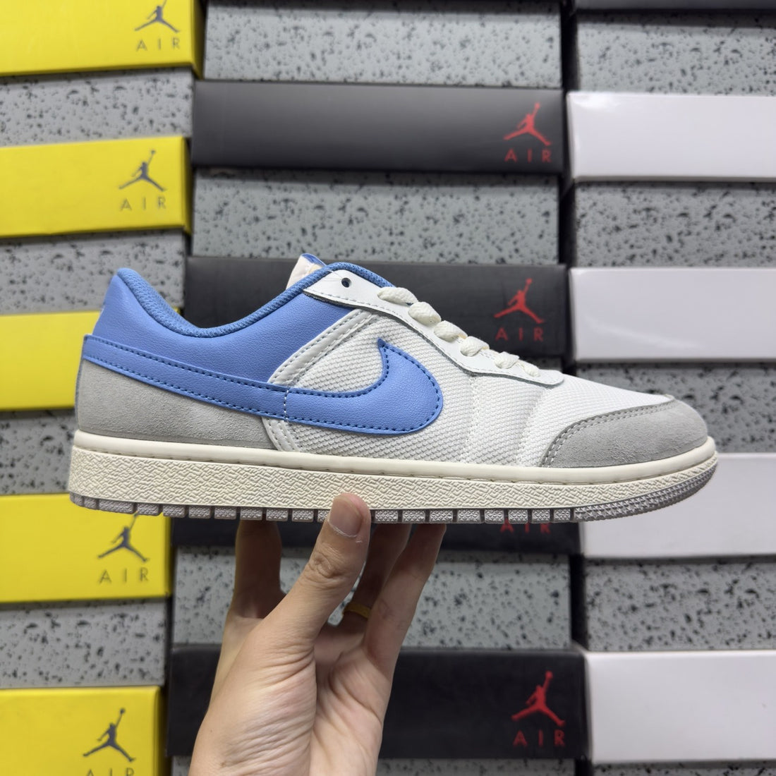 Air Jordan 1 Low OG White Blue Grey
