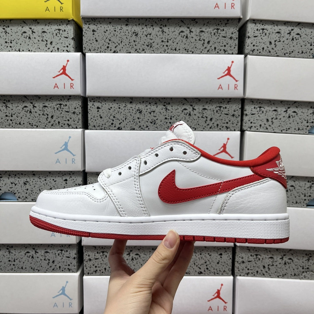 Air Jordan 1 Low OG White Red