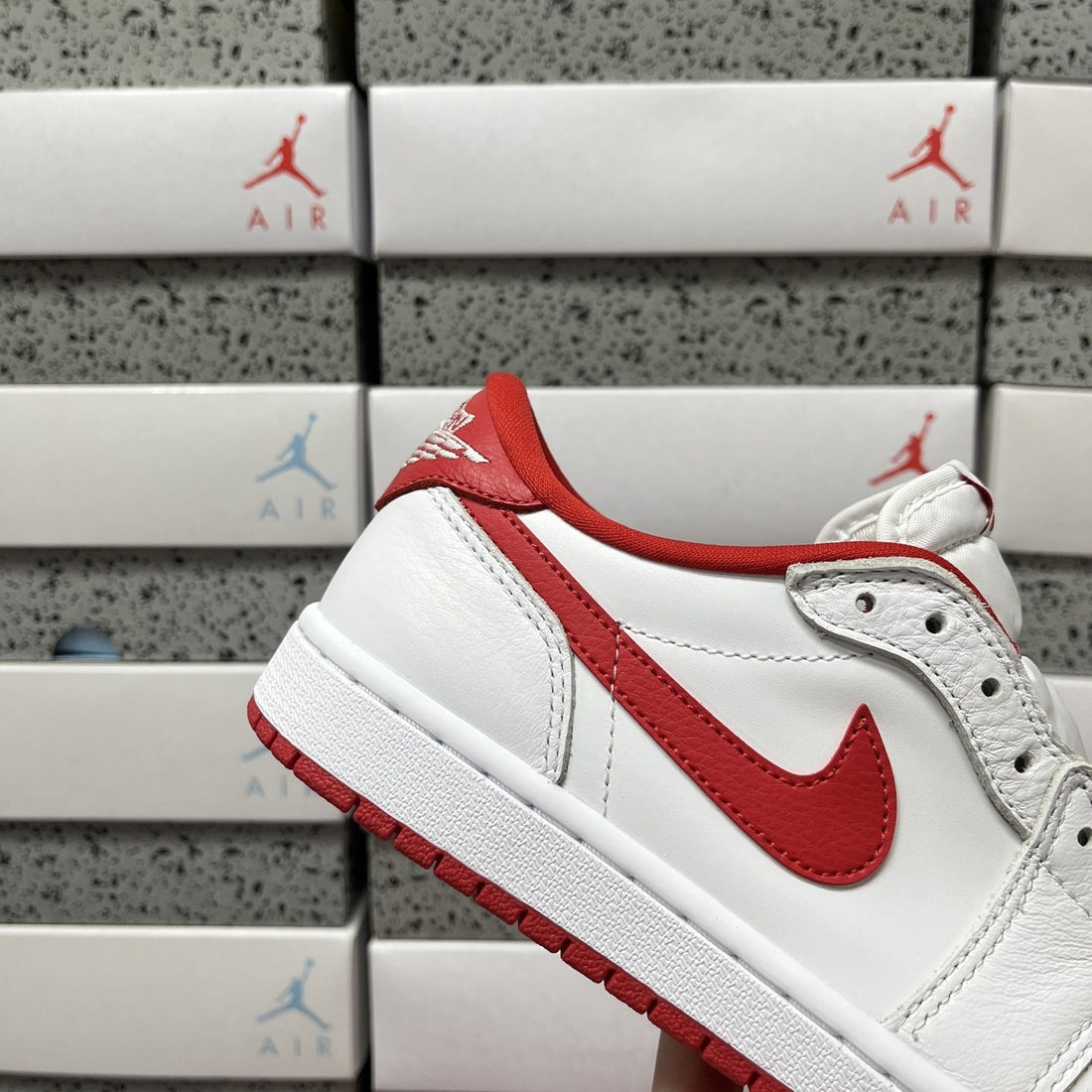 Air Jordan 1 Low OG White Red