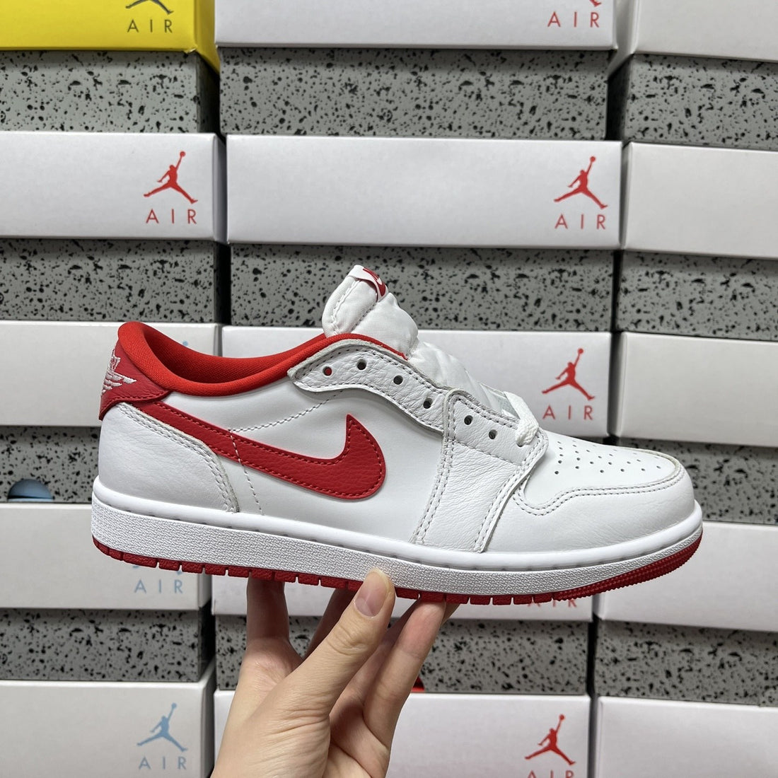 Air Jordan 1 Low OG White Red