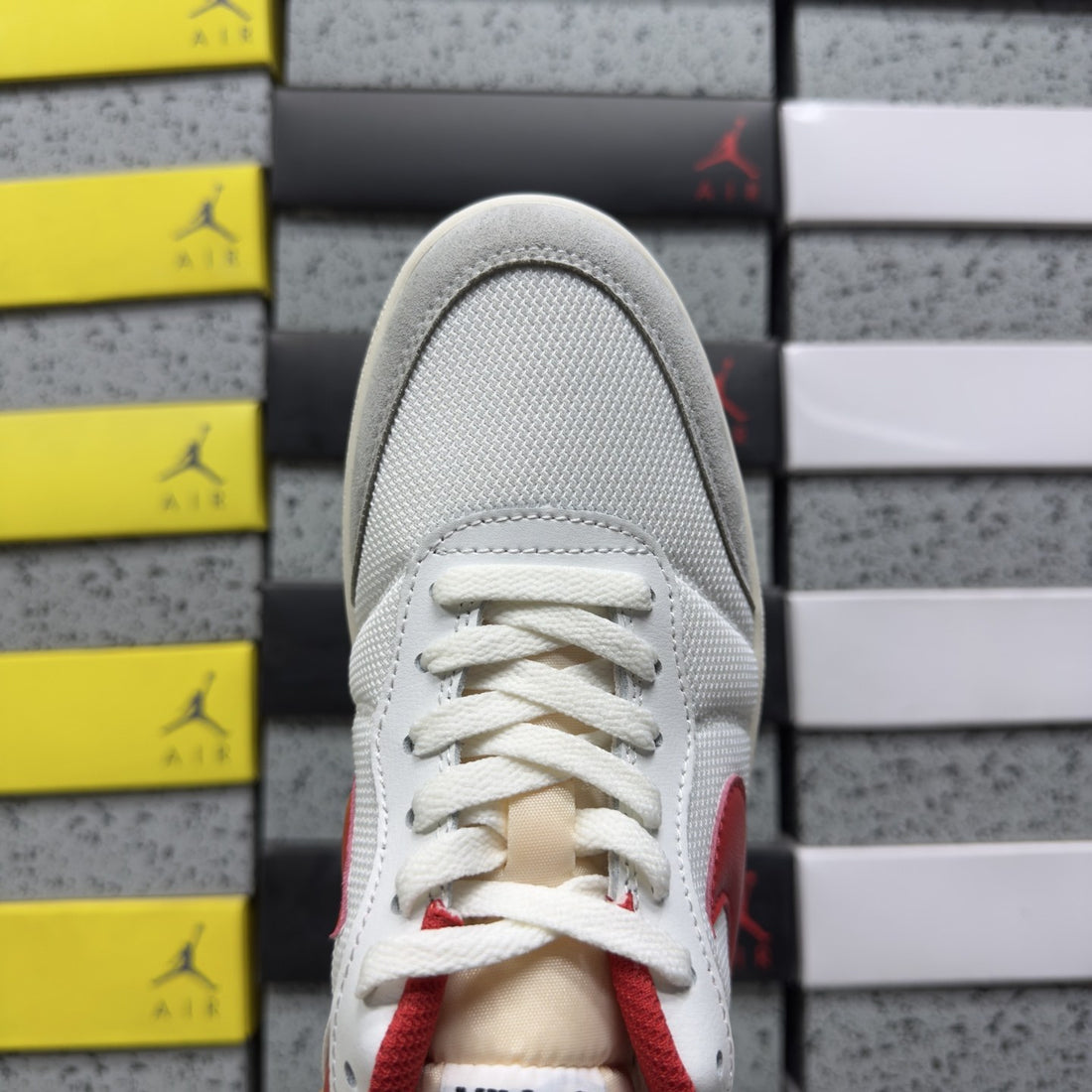 Air Jordan 1 Low OG White Red Grey