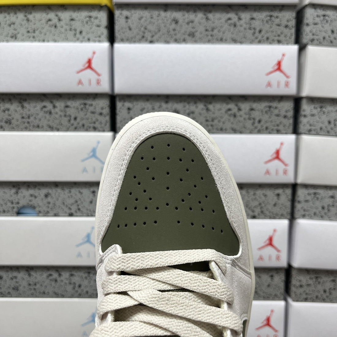 Air Jordan 1 Low Olive Suede