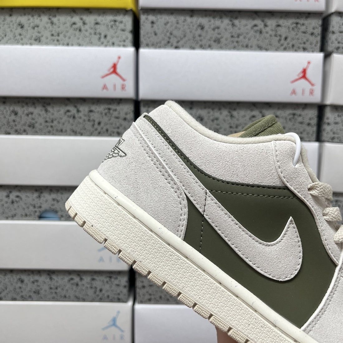 Air Jordan 1 Low Olive Suede