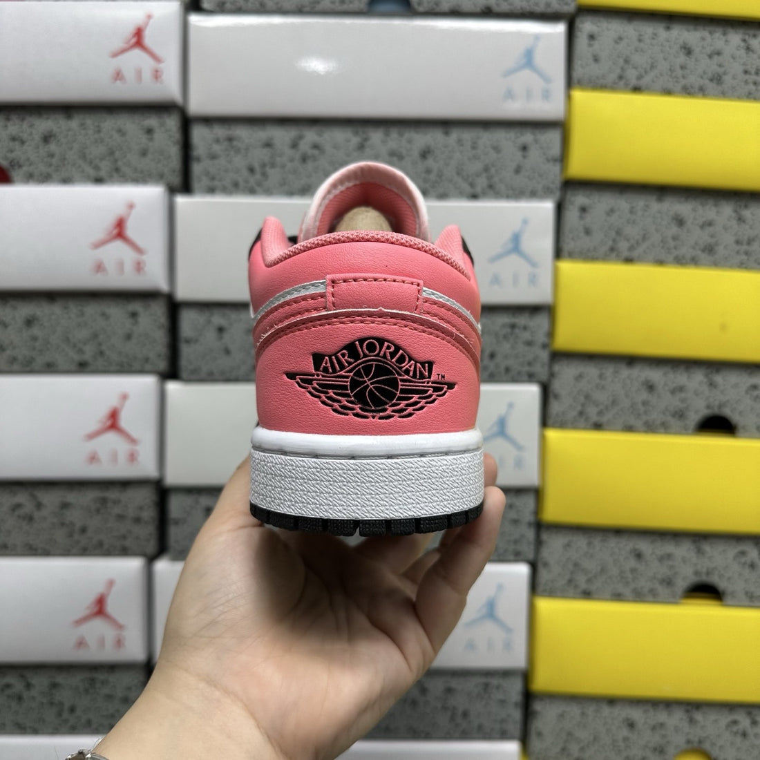 Air Jordan 1 Low Pink Black