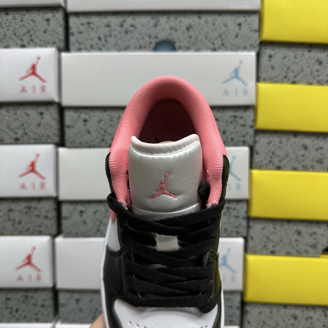 Air Jordan 1 Low Pink Black
