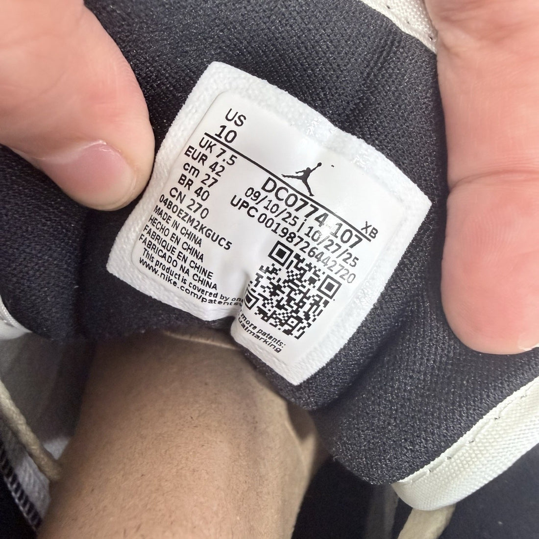Air Jordan 1 Low Pink Black Sail