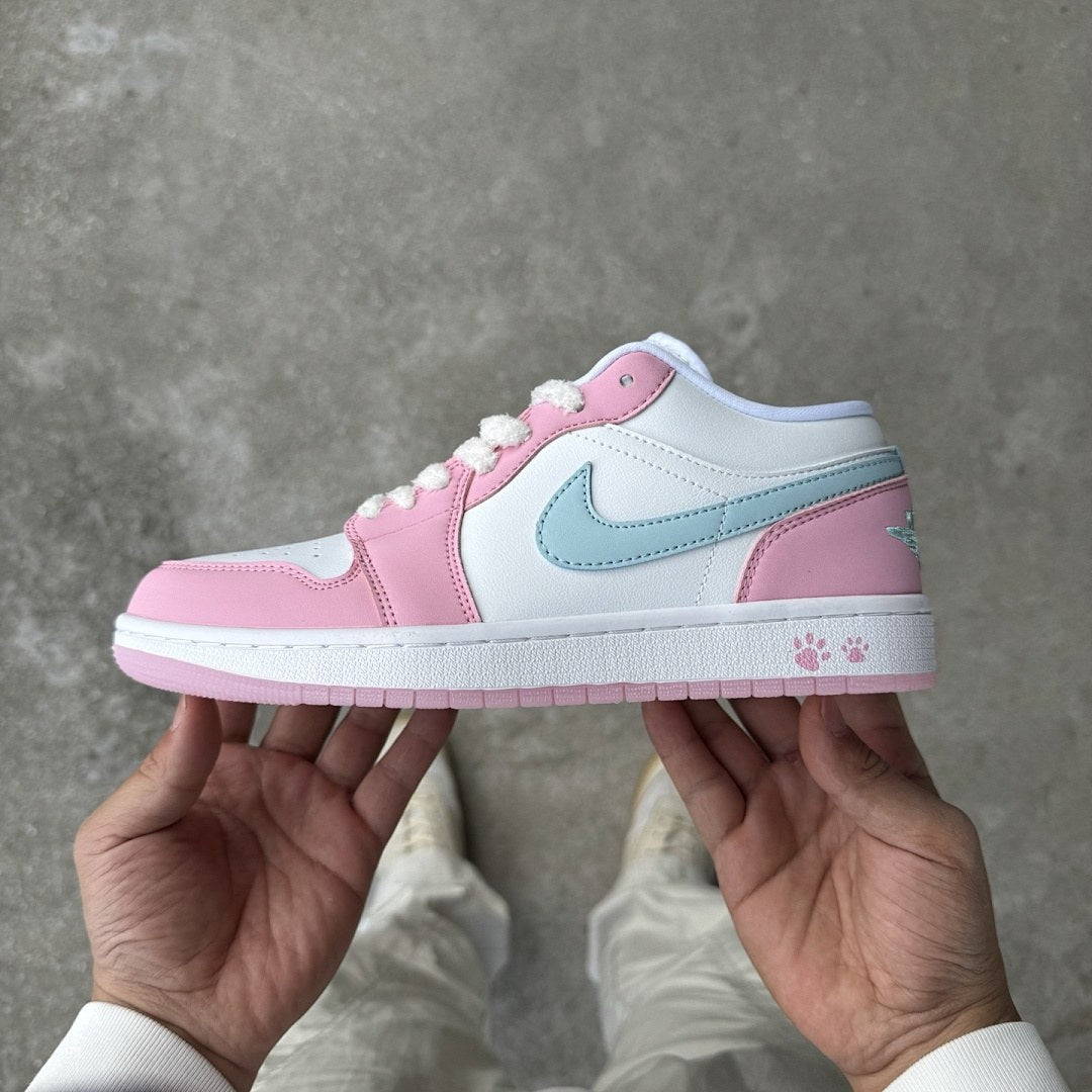 Air Jordan 1 Low Pink Paw