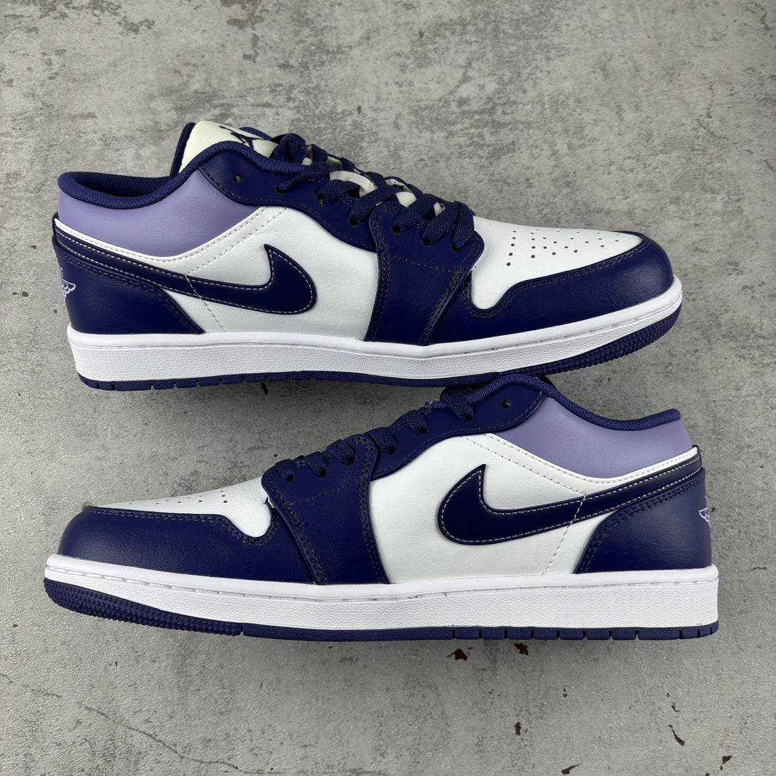 Air Jordan 1 Low Purple Navy