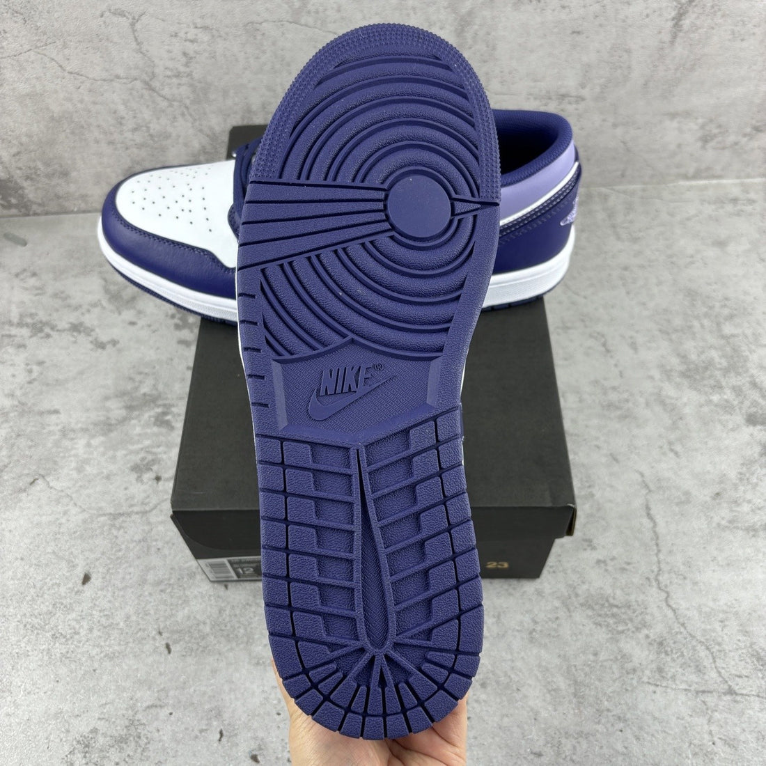 Air Jordan 1 Low Purple Navy