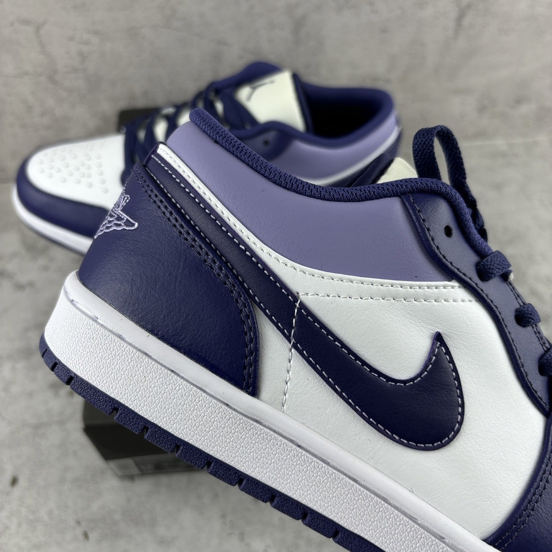 Air Jordan 1 Low Purple Navy