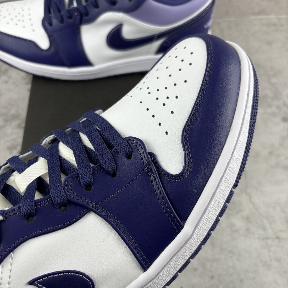 Air Jordan 1 Low Purple Navy