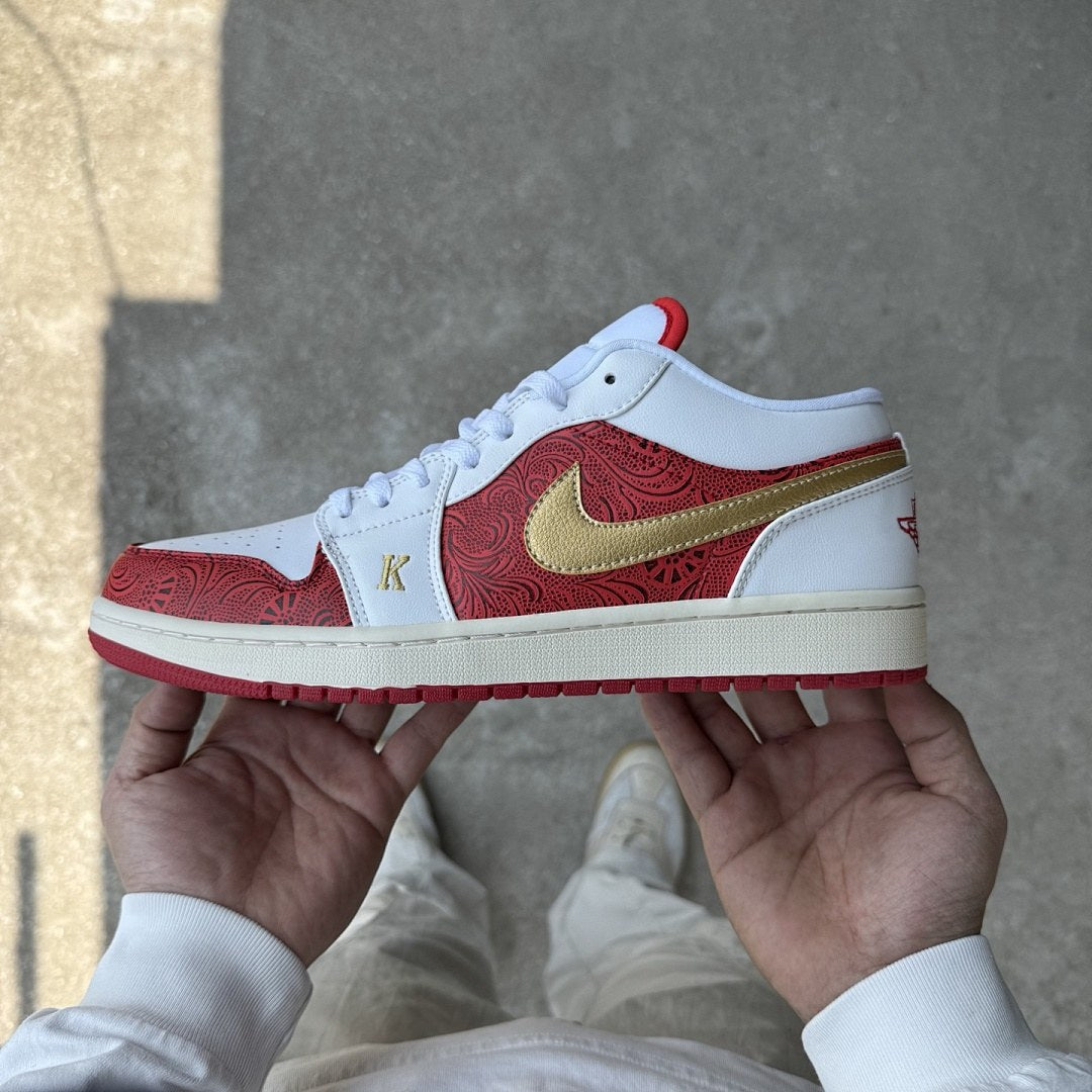 Air Jordan 1 Low Red Gold Year of Dragon