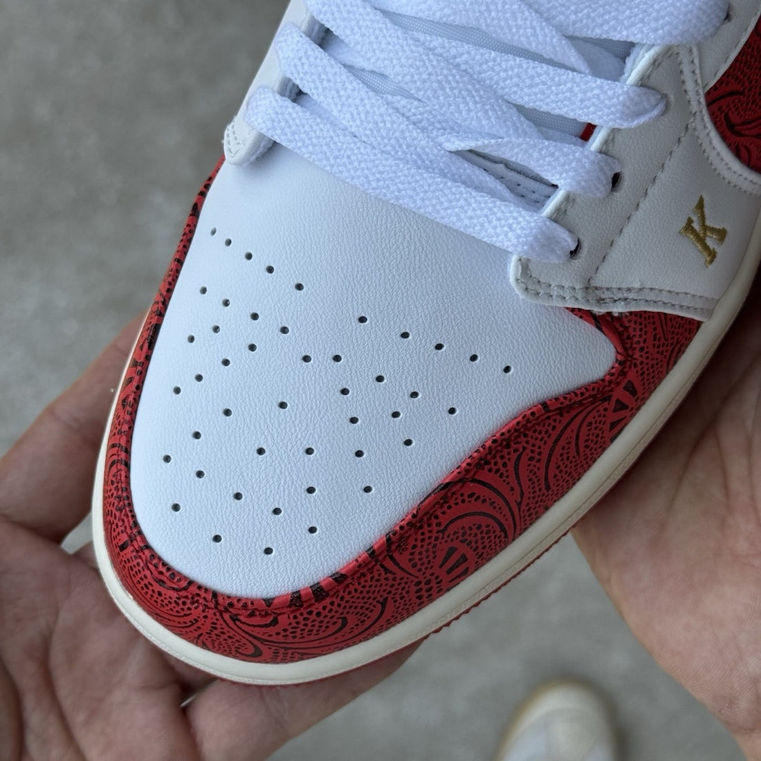 Air Jordan 1 Low Red Gold Year of Dragon