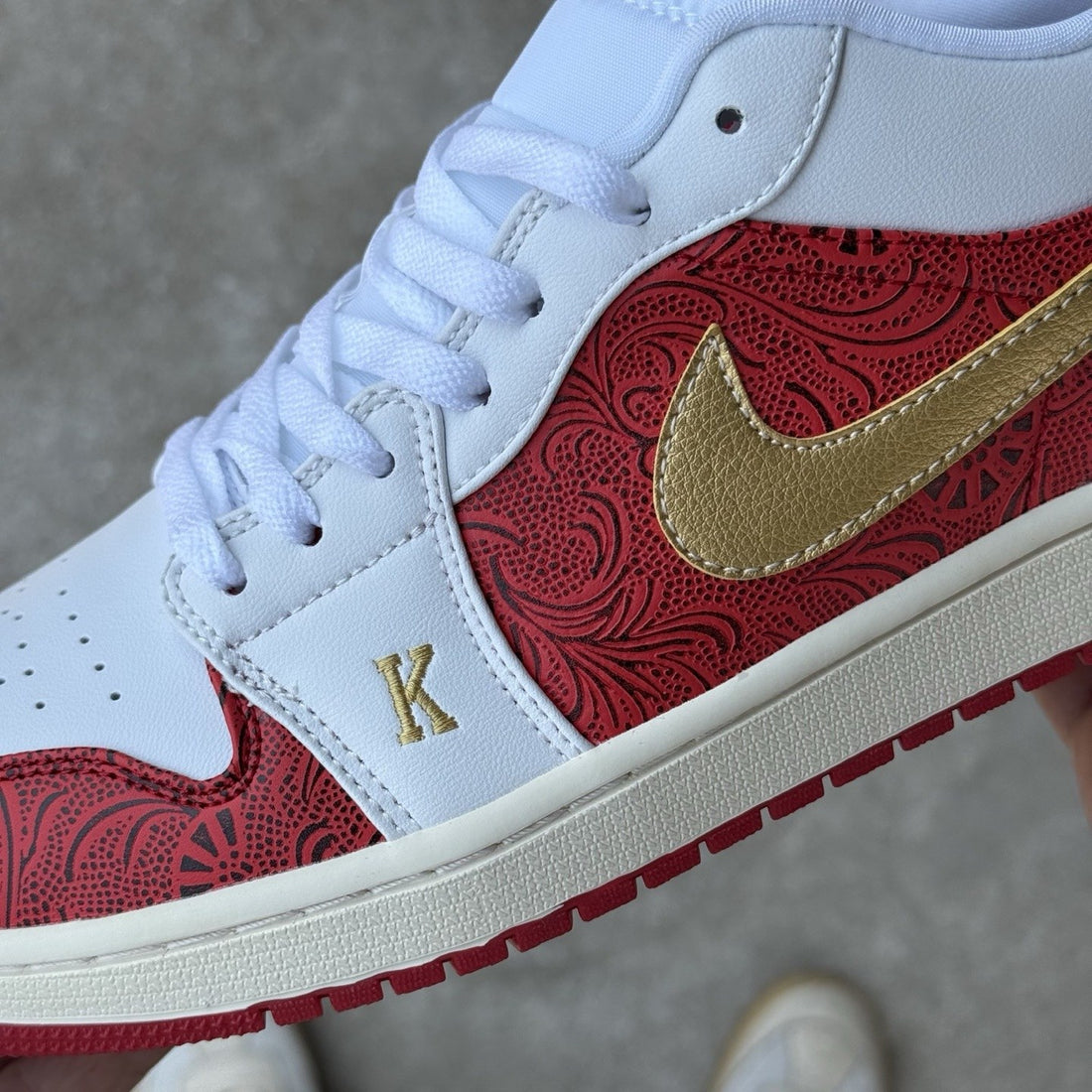 Air Jordan 1 Low Red Gold Year of Dragon