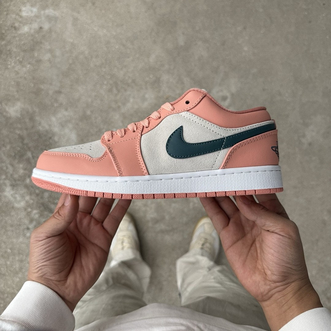 Air Jordan 1 Low Rust Pink Green