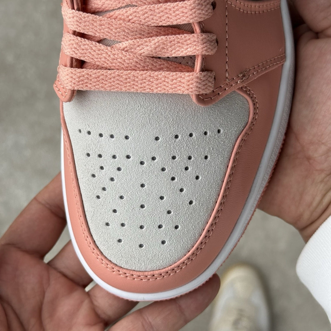 Air Jordan 1 Low Rust Pink Green