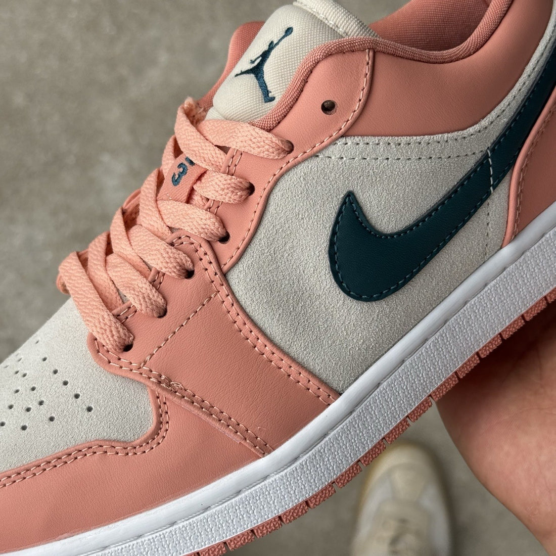 Air Jordan 1 Low Rust Pink Green