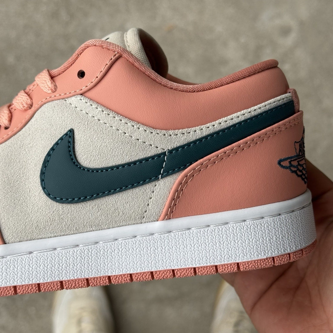 Air Jordan 1 Low Rust Pink Green