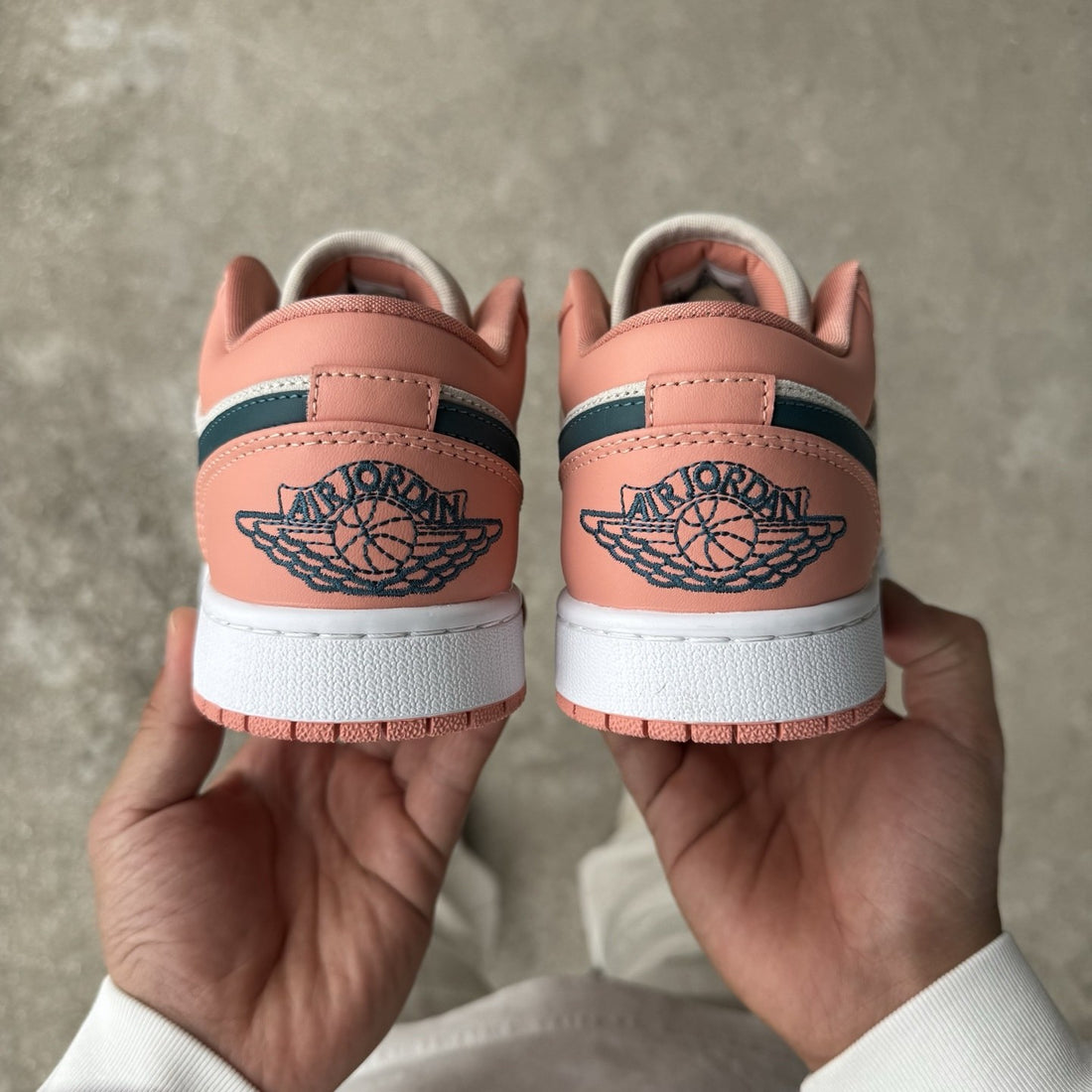 Air Jordan 1 Low Rust Pink Green