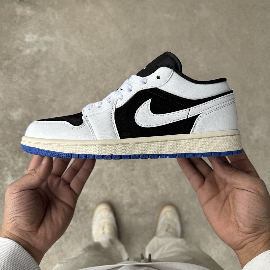 Air Jordan 1 Low Sail Black Royal Sole