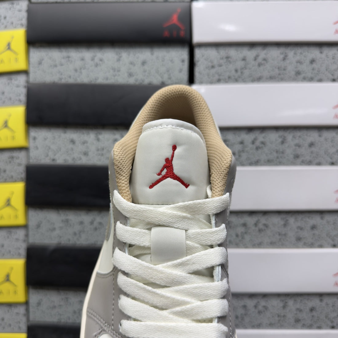 Air Jordan 1 Low Sail Grey Cream