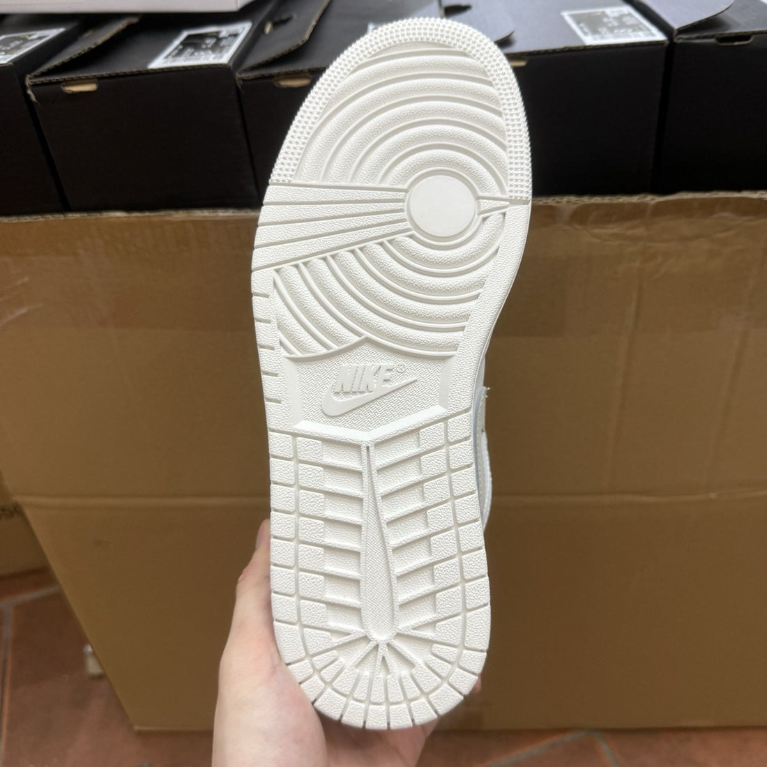 Air Jordan 1 Low Sail Grey Suede