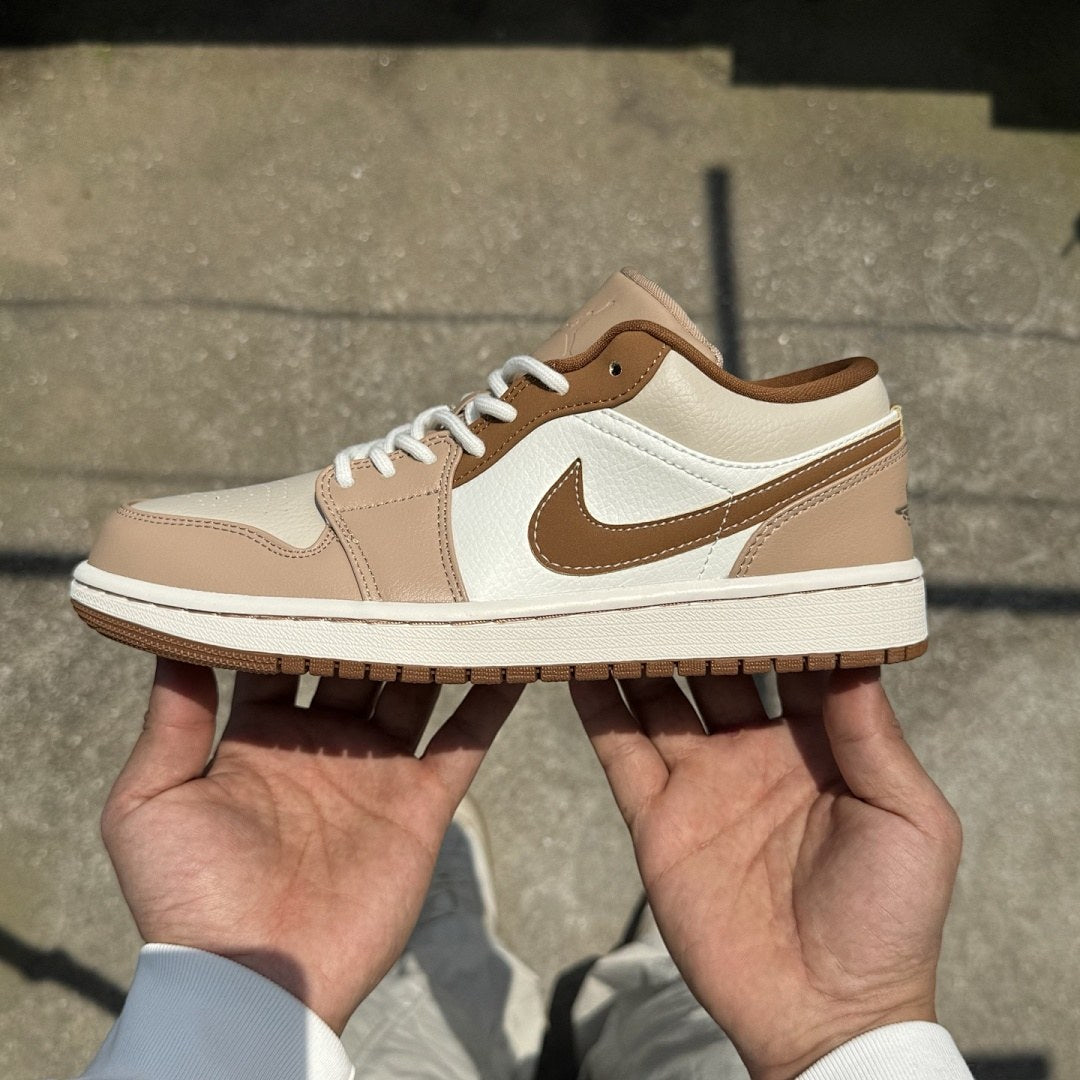Air Jordan 1 Low Tan Brown Sail