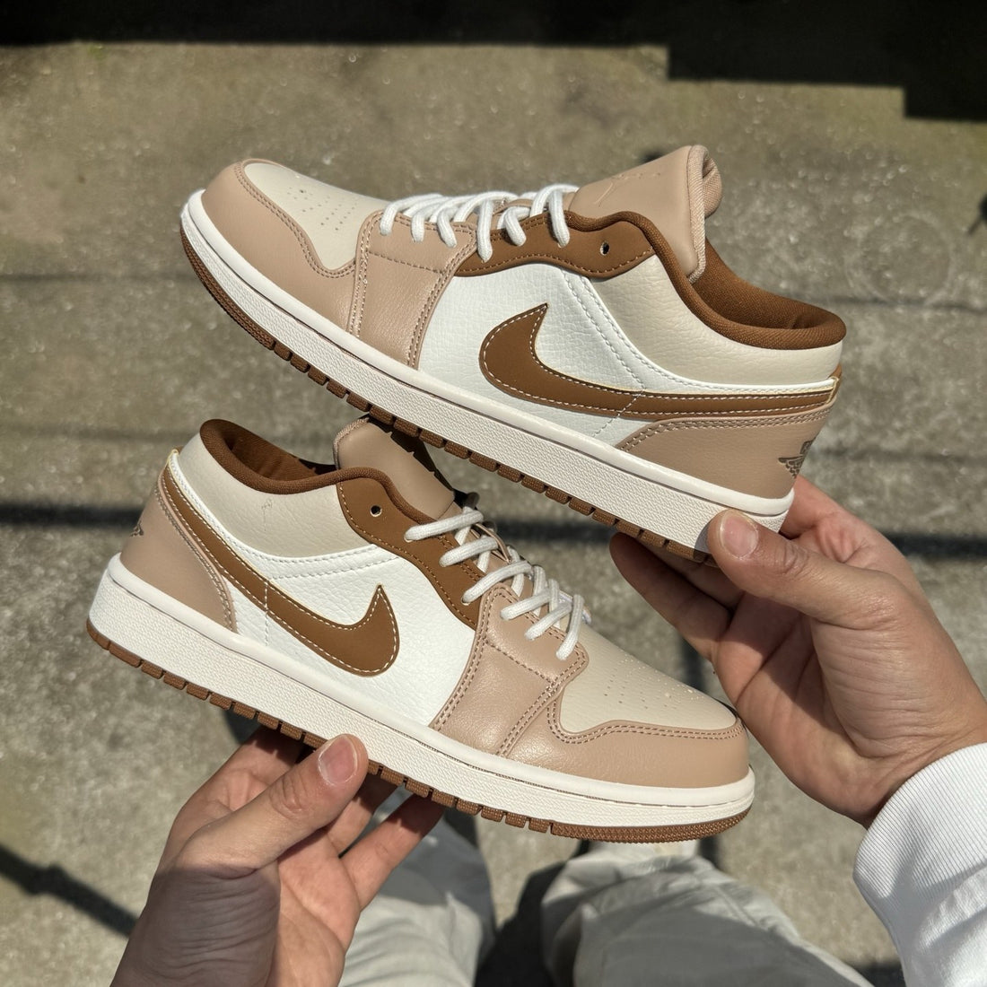 Air Jordan 1 Low Tan Brown Sail