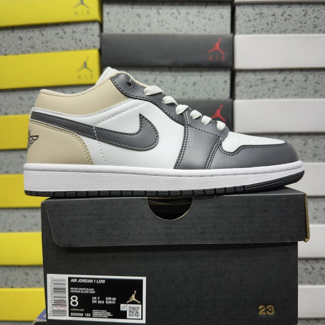 Air Jordan 1 Low Tan Grey