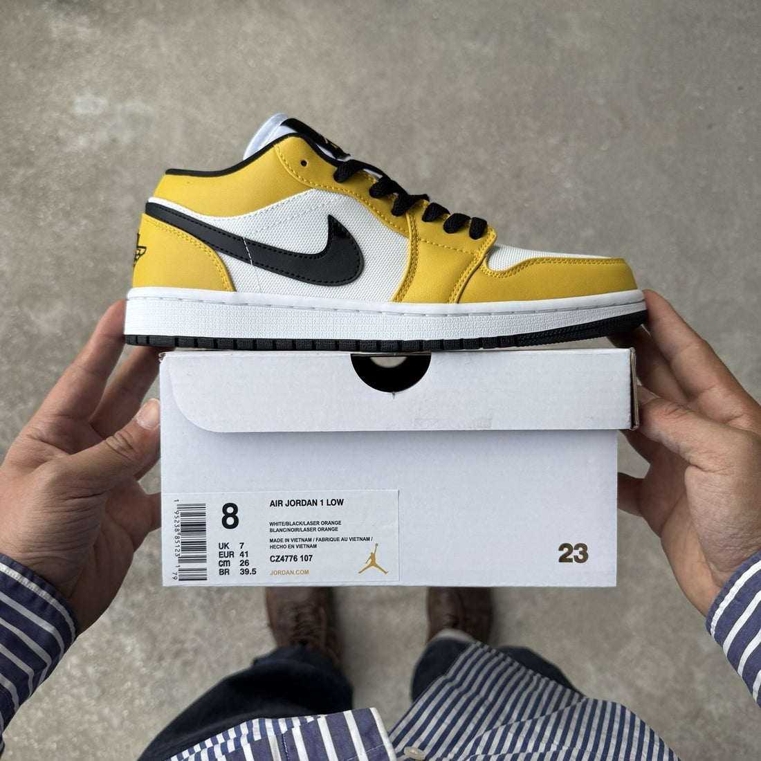 Air Jordan 1 Low Taxi Yellow