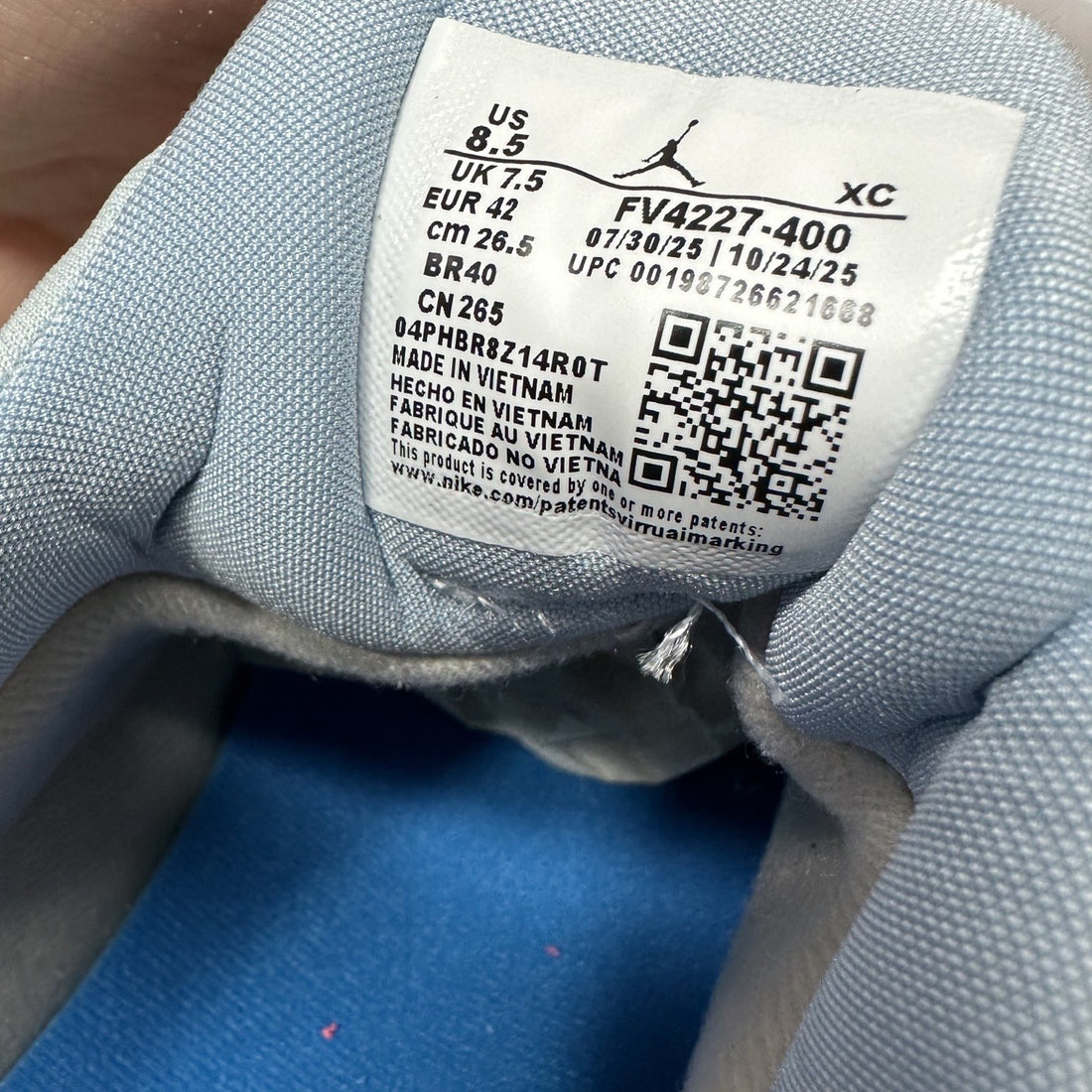 Air Jordan 1 Low Trek Ice Blue