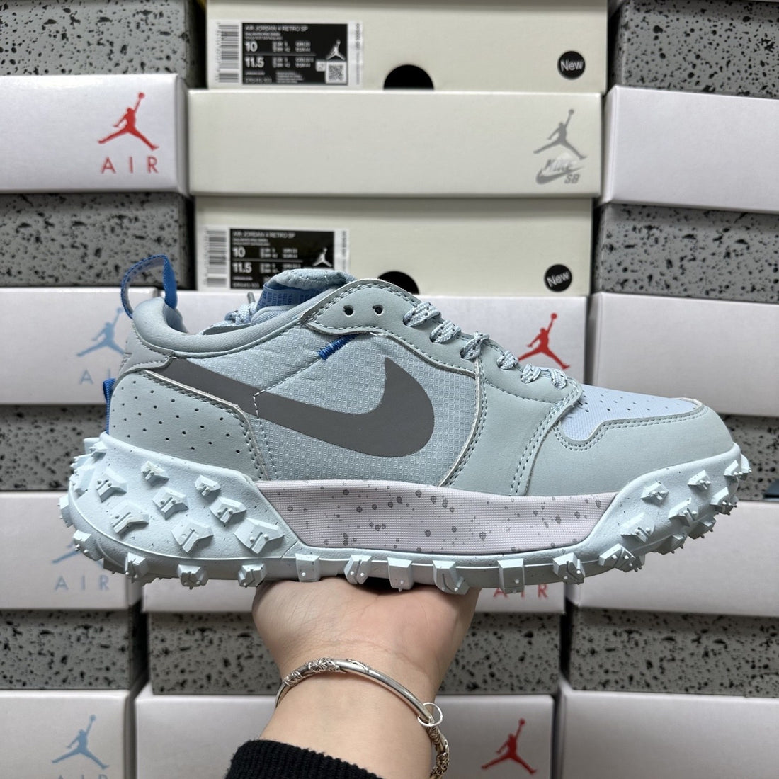 Air Jordan 1 Low Trek Ice Blue