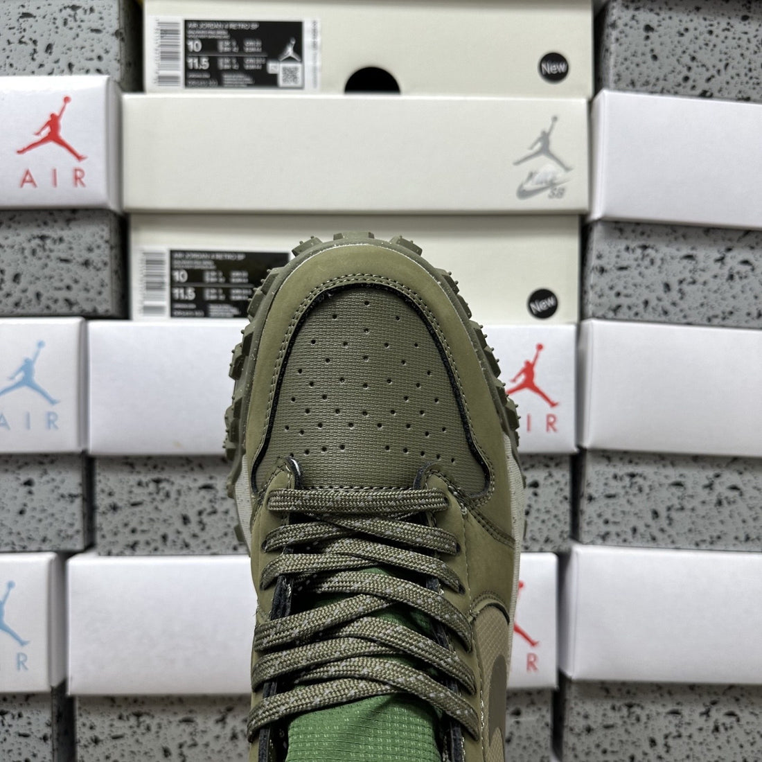 Air Jordan 1 Low Trek Olive