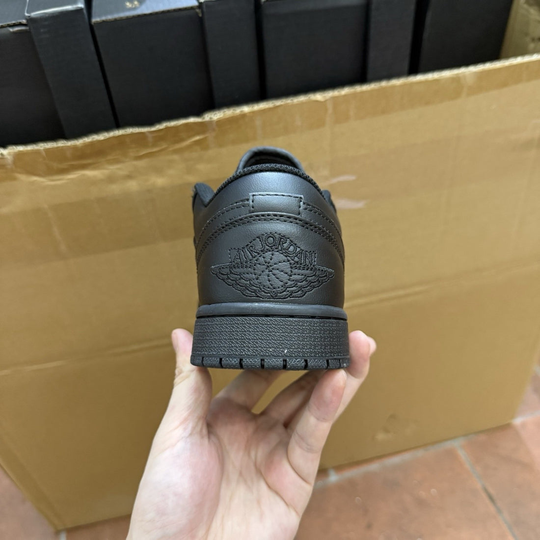 Air Jordan 1 Low Triple Black