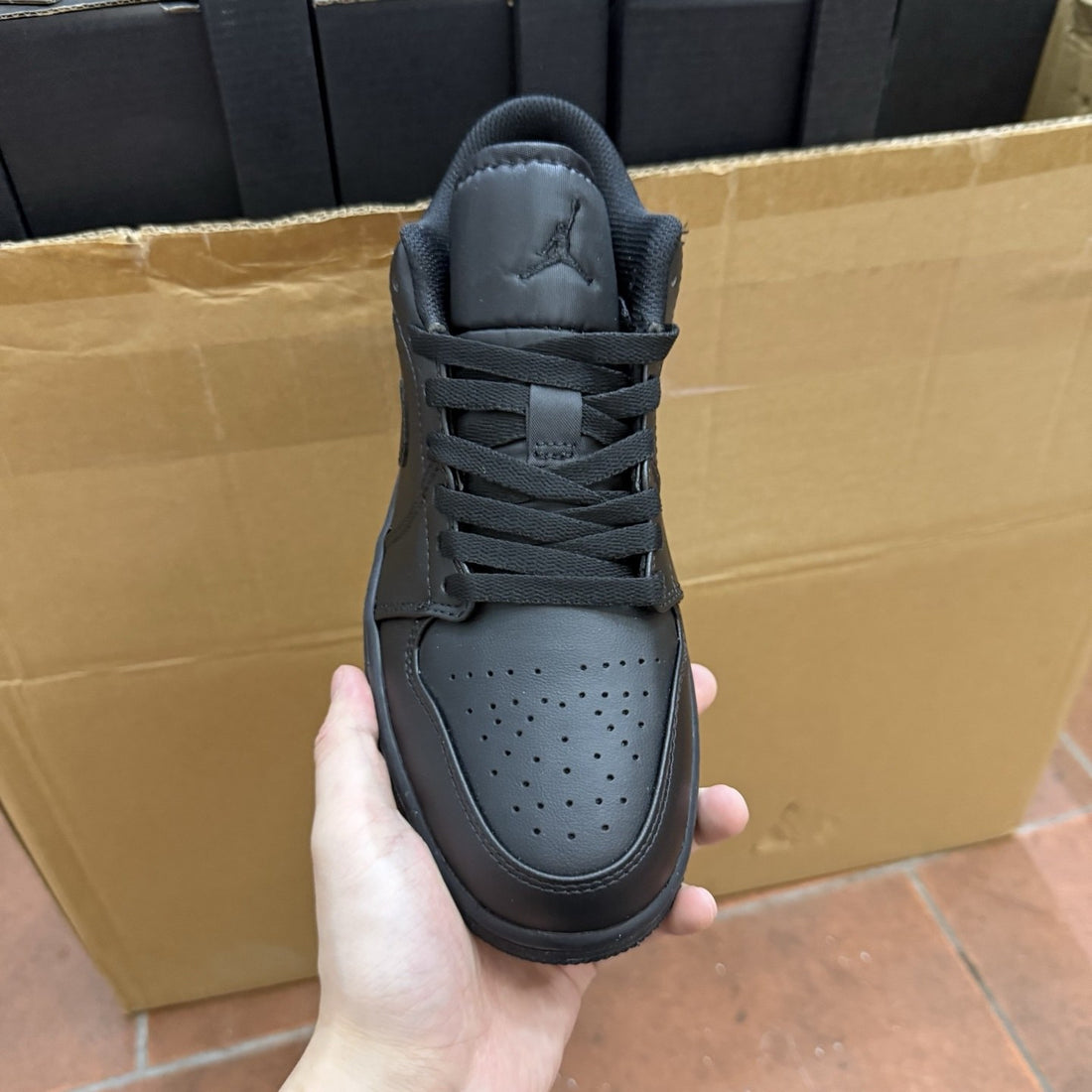 Air Jordan 1 Low Triple Black
