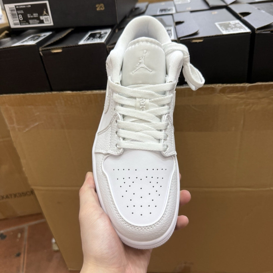 Air Jordan 1 Low Triple Sail