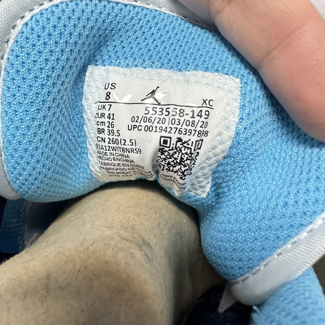 Air Jordan 1 Low UNC Navy