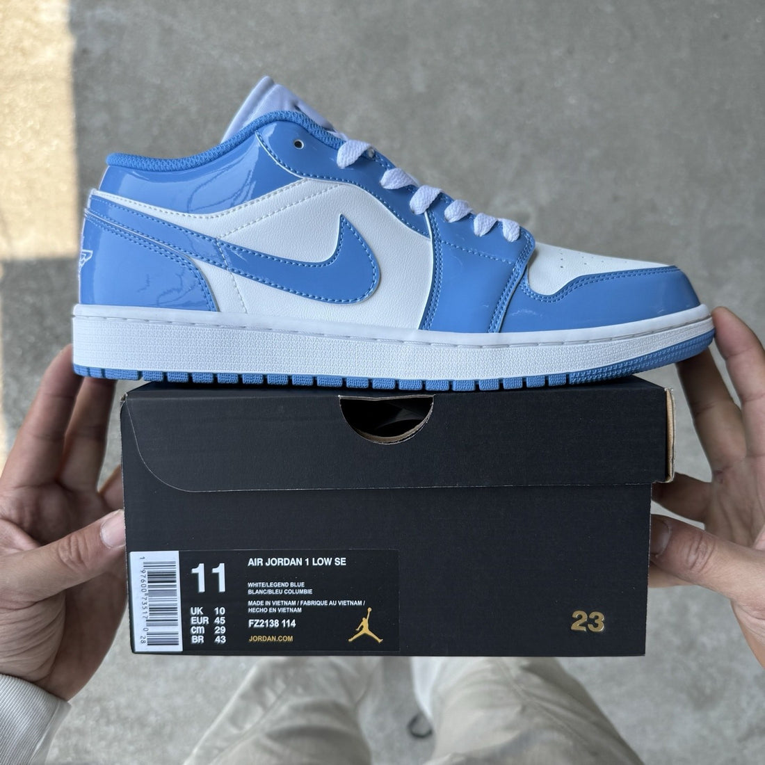 Air Jordan 1 Low UNC Patent