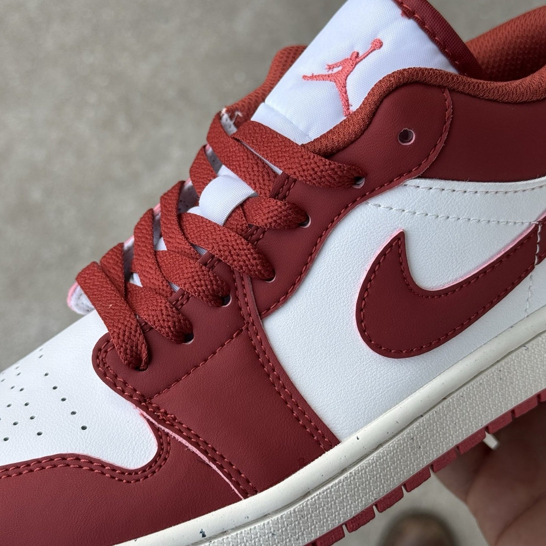 Air Jordan 1 Low Varsity Red Sail