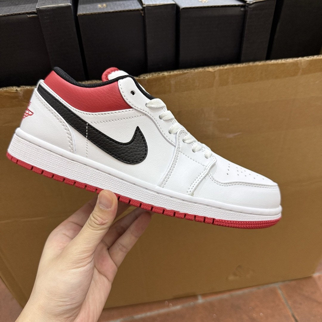Air Jordan 1 Low White Gym Red