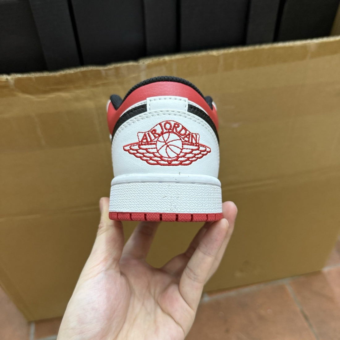 Air Jordan 1 Low White Gym Red