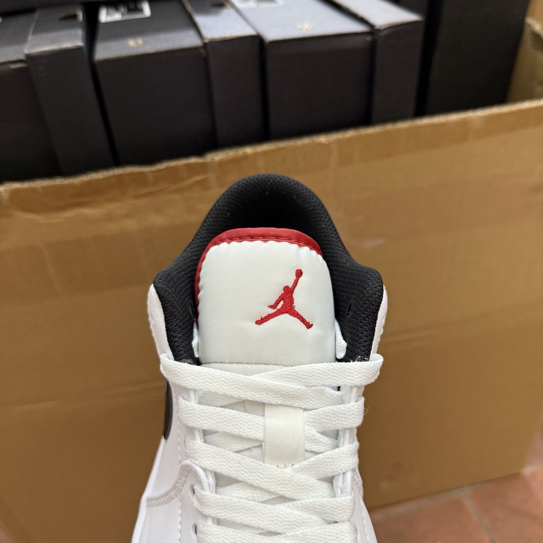 Air Jordan 1 Low White Gym Red