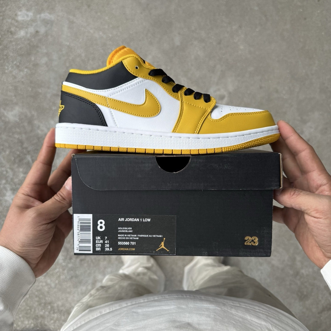 Air Jordan 1 Low Yellow Ochre
