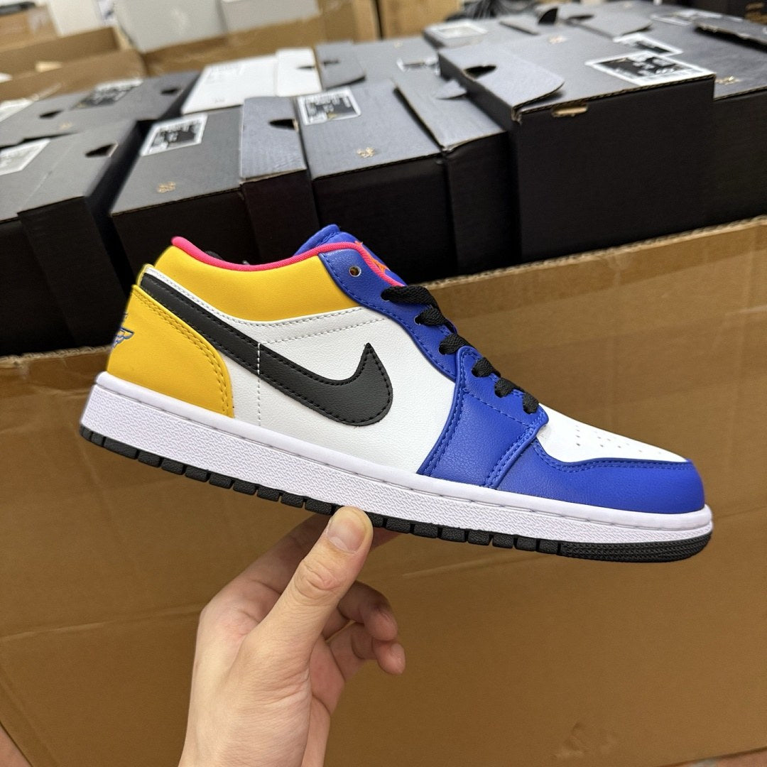 Air Jordan 1 Low Yellow Royal Toe