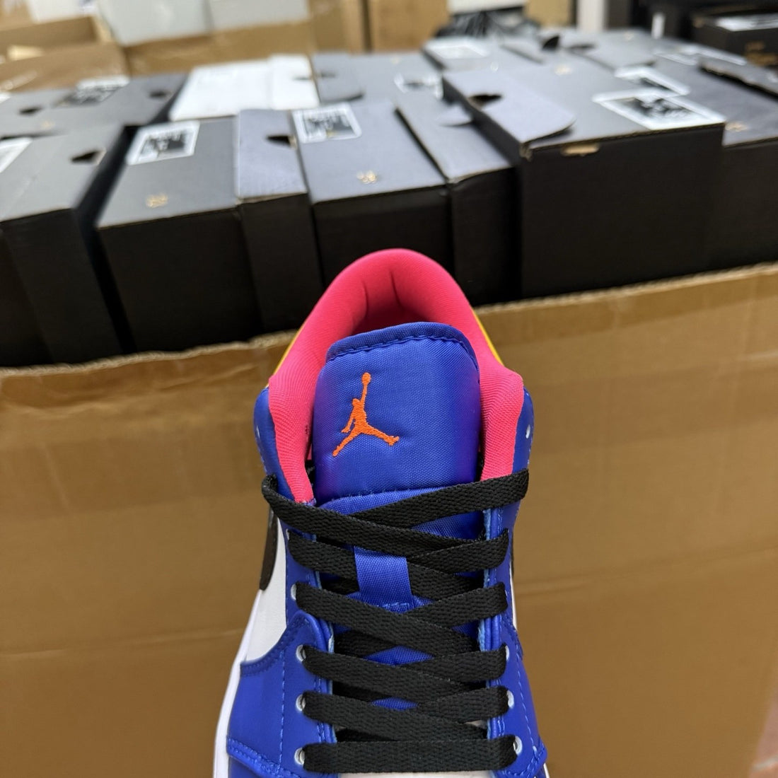 Air Jordan 1 Low Yellow Royal Toe